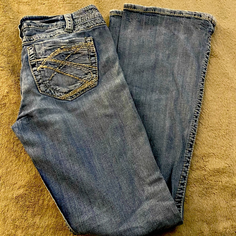 Silver Bootcut Jeans